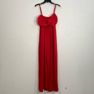 Fashion Nova Spaghetti Strap Jumpsuit Wide Leg Medium Pockets